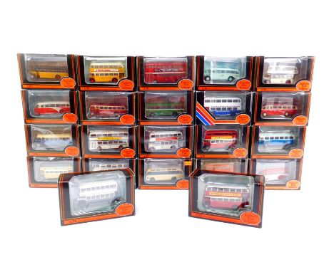 Gilbow die cast models of buses and coaches, Exclusive First Editions, scale 1:76, boxed. (22)