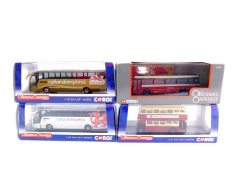 Corgi limited edition die cast models The Original Omnibus Company, comprising Crossley DD42 Lancaster City Transport 11 Scot