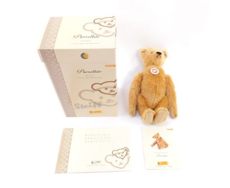 A Steiff Limited Edition Somersaulting Bear, reddish blonde, circa 2006, boxed, 30cm H.