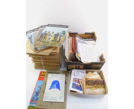Various lead soldier related ephemera, etc., Army &amp; Navy Magazines, Model World 1984, other related ephemera, magazines, 