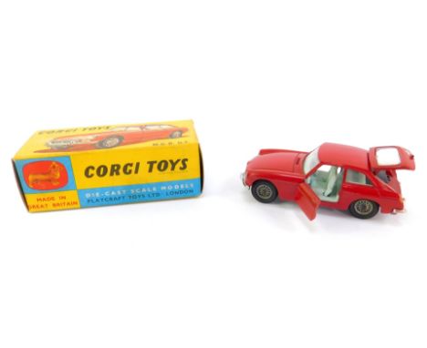 A Corgi die cast MGB GT, 327, boxed.