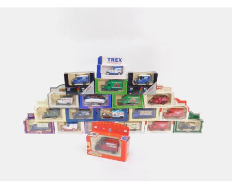 Lledo Days Gone By die cast vintage trucks, some souvenir and commemorative editions, boxed, including Dad's Army J Johns Fam