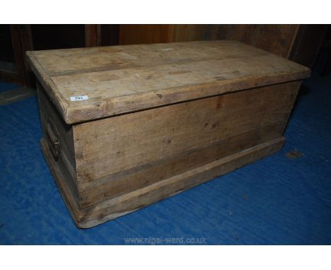 Pine trunk with internal tray 37'' x 17'' x 16'' high.