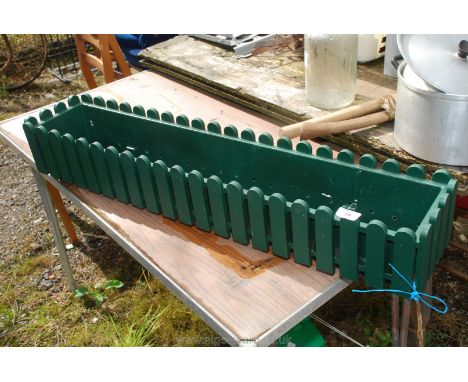 Plastic garden planter 39" x 8" x 6"