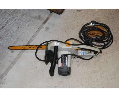 Electric Ryobi RCS1835 chainsaw, ====Motor drives but no chain action====