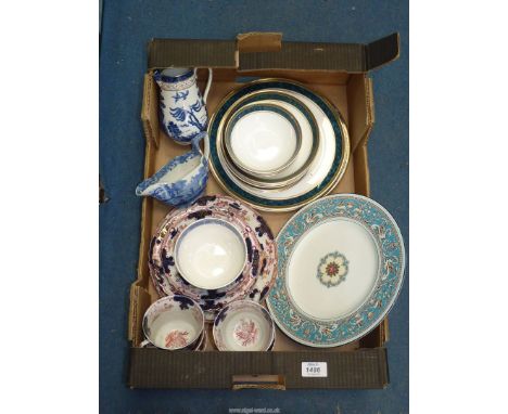 A quantity of china to include Royal Doulton 'Biltmore' dishes, Clementson Bros. part teaset, Copeland Spode Italian gravy bo