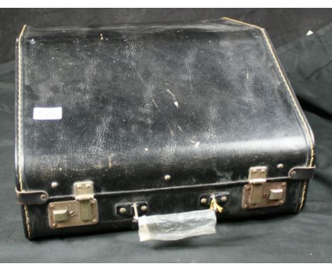 ACCORDION - Firotti piano accordion made in Germany serial no.8696.  The red mother of pearl effect accordion is in excellent