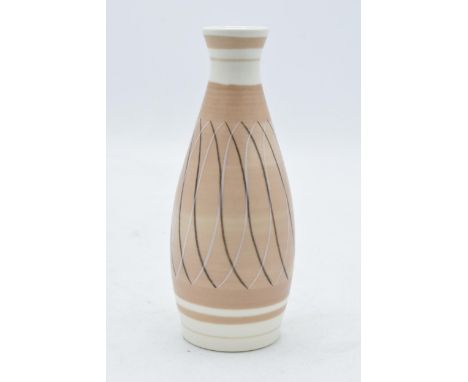 Poole Pottery Freeform vase in the 'PRB' pattern shape 709, H 14.5cm. In good condition with no obvious damage or restoration