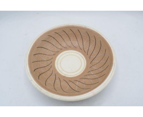 Poole Pottery Freeform bowl in the 'PRB' pattern. 24.5cm diameter. In good condition with no obvious damage or restoration. 