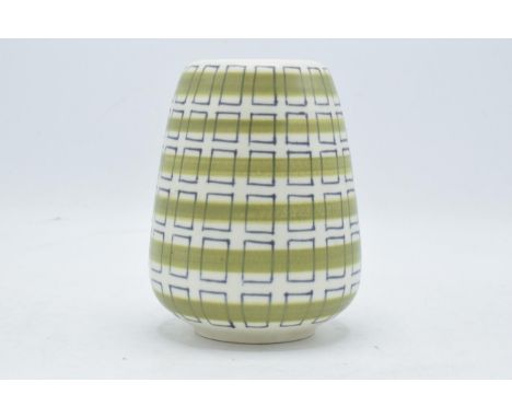 Poole Pottery Freeform vase with an indistinct pattern name, shape 684, H 14.5cm. In good condition with no obvious damage or