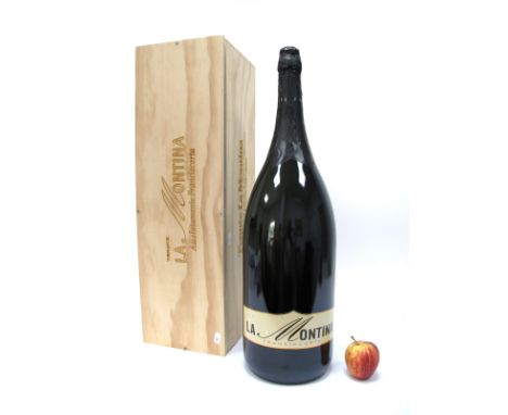 Sparkling Wine - La Montina Franciacorta Brut Italian Sparkling Wine, 6L (six litres), 12% Vol., wooden box.