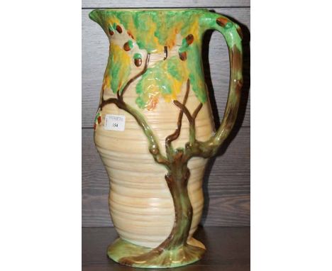 LARGE CARLTONWARE ACORN TREE PATTERN WATER JUG
