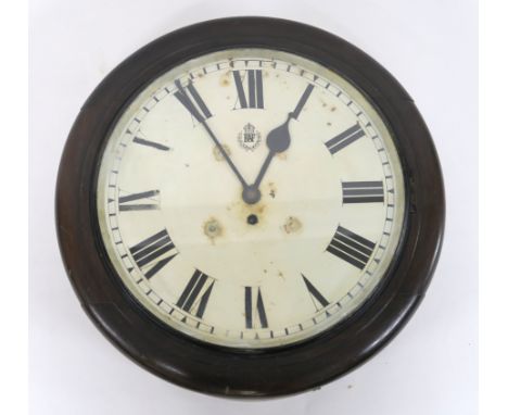 AN RAF CIRCULAR WALL CLOCK maker W Elliot, London, 1939, model number 8973, 47cm diameter Condition Report: Available upon re