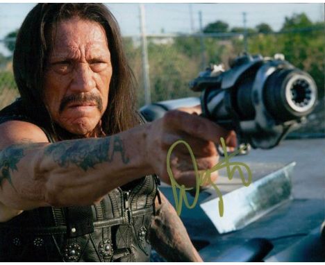 Danny Trejo Machete hand signed 10x8 photo. This beautiful hand signed photo depicts Danny Trejo as Machete in the 2010 class