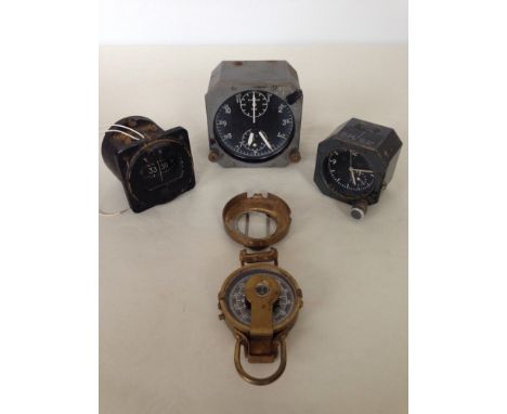 2 aircraft cockpit clocks both in working order, one is Macleod Instrument Crop & the other N&Z Aviation Ltd, together with v