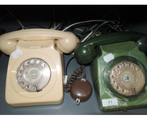 Two vintage telephones GPO and similar