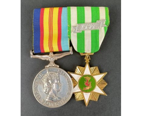 A pair of medals, awarded to 38470 L Cpl R Mita RNZEME, comprising a Vietnam medal, and a South Vietnam Campaign medal Proven