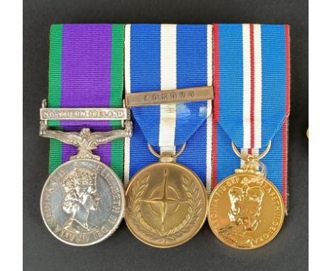 A group of three medals, awarded to 25048258 Airtpr A R Colegate AAC, comprising a General Service medal 1962-2007, with Nort