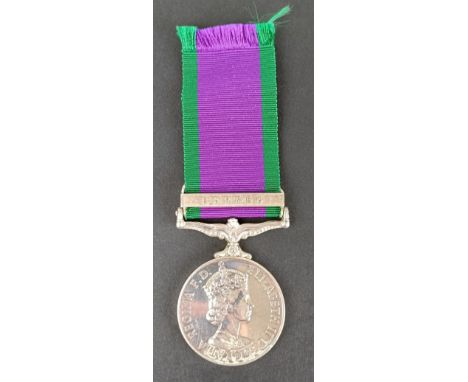 A General Service medal 1962-2007, awarded to RM 21849 A S C Hillman MNE RM  Provenance: On Instructions of the Family: Medal