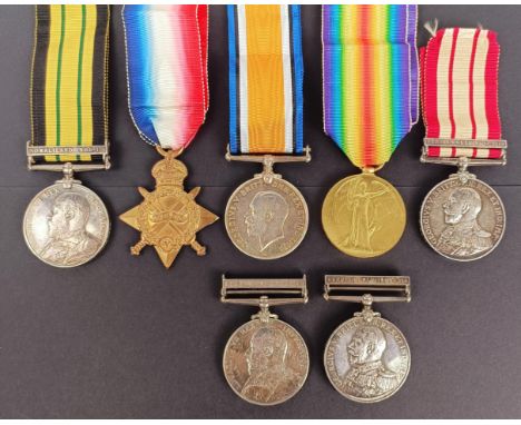 A group of four medals, awarded to K 1648 C Bearpark Act L Sto RN, comprising an Africa General Service medal, with Somalilan
