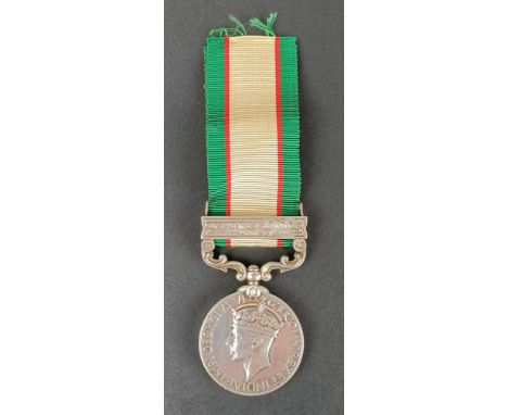 An India General Service medal, awarded 484 Spr Kartar Singh Bengal S &amp; M, with North West Frontier 1936-37 clasp  Proven