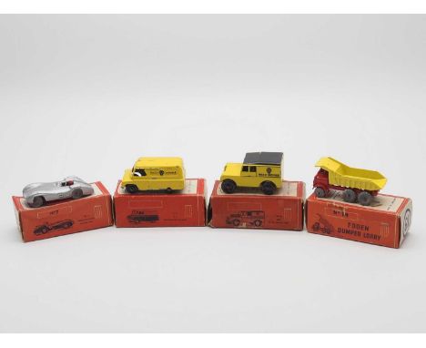 A group of early MORRIS &amp; STONE (MORESTONE) diecast vehicles from the Esso petrol pump series - comprising number 3 AA ro