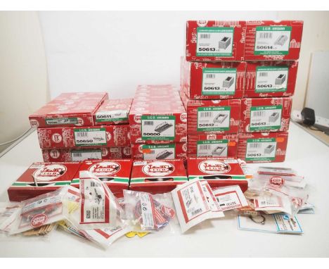 A large collection of mostly boxed as new G scale accessories by LGB with a small quantity by some other manufacturers - VG/E