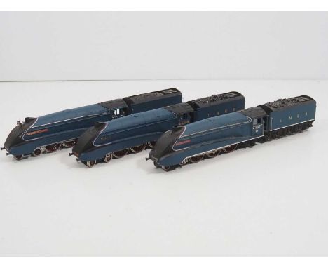 A group of BACHMANN OO gauge class A4 steam locomotives from the 31-950  limited edition model of Dominion of Canada - one lo