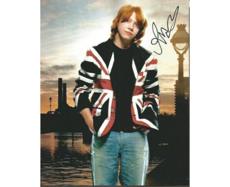 Rupert Grint 10x8 signed colour photo. Rupert Alexander Lloyd Grint, born 24 August 1988 is an English actor and producer. He