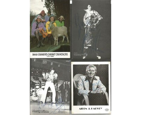 Music collection. 20 items Manly 6x4 b/w photos. Varying states of condition, many may have been attached to album page s may