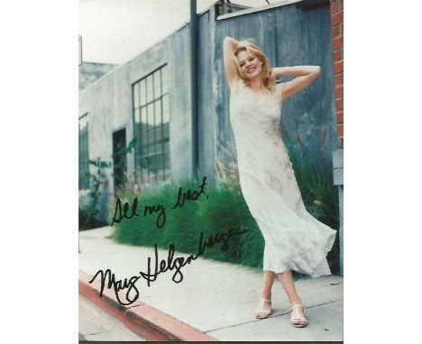 Marg Helgenberger 7x5 signed colour photo. Mary Marg Helgenberger, born November 16, 1958 is an American actress. She began h
