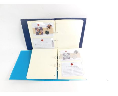 A Lifetime of Service commemorative coin first day cover collection, HM Queen Elizabeth II and HRH Prince Phillip, limited ed