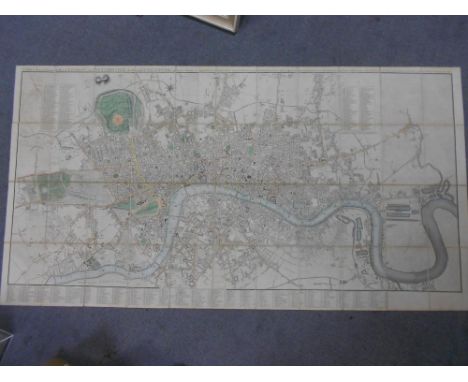 CARY (John) New and Accurate Plan of London and Westminster, the Borough of Southwark and parts Adjacent.., on a Scale of Six