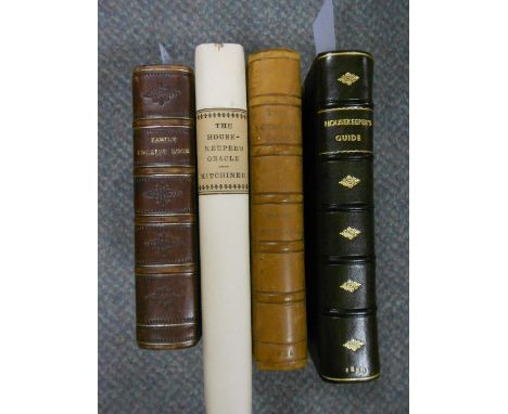 SIMPSON (John) A Complete System of Cookery, 1816, 8vo, light foxing to prelims, uncut, original boards (cracked); HOLAND (Ma