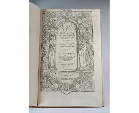 HOLINSHED (R) Chronicles, 1587, folio in sixes, comprising The History of England - Ireland - Scotland, lacking general title