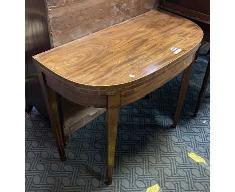 GEORGIAN CARD TABLE