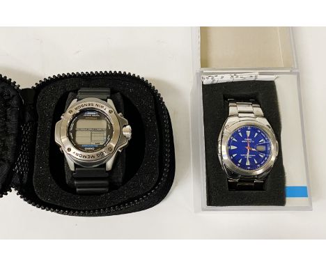 CASIO SPORT &amp; ANOTHER CASIO WATCH, BOXED