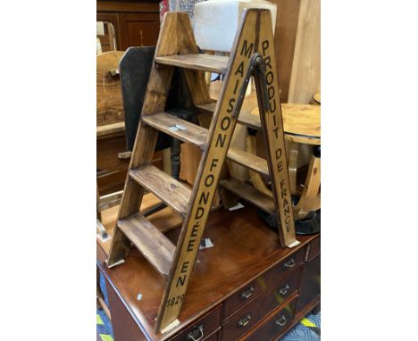 WOODEN CHAMPAGNE LADDER