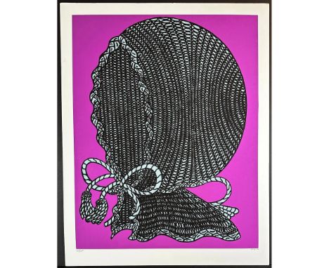 Serigraph titled Baby Bonnet. Signed lower right numbered 149/200. Year 1978 Sight size 26" x 33".Condition: Age related wear