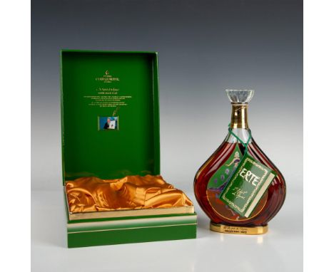 Discover a rare gem with this limited-edition Extra Courvoisier cognac from the Erte collection. Each 700 ml bottle is sealed