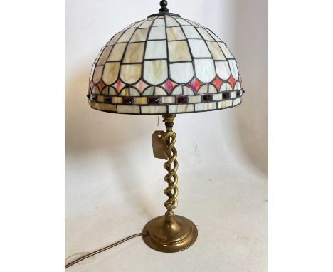 A Tiffany style table lamp 50cm h x 30cm w