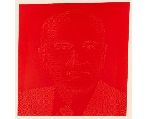 LEONID SOKOV (RUSSIAN 1941-2018) Gorby I, 1990 lithograph in relief on Fabriano paper 43.5 x 43 cm (17 1/8 x 16 7/8 in.), ful