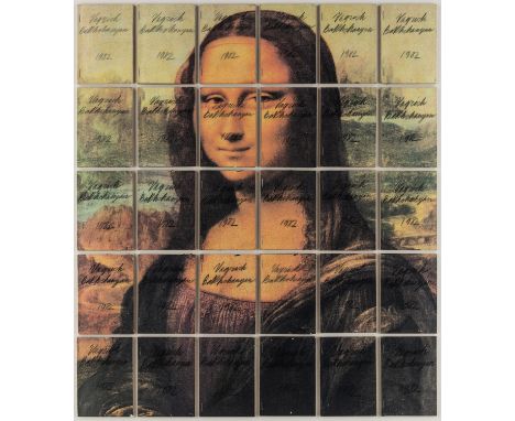 VAGRICH BAKHCHANYAN (ARMENIAN 1938-2009) La Gioconda , 1982 comprising 30 panels of silkscreen on board measuring altogether 