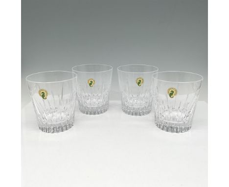 Cut crystal glasses with spear design. Waterford mark. This item has its original box: 9"L x 9"W x 5"H. Issued: 21st centuryD