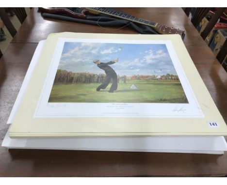 A large quantity of prints, some signed by Gary Player