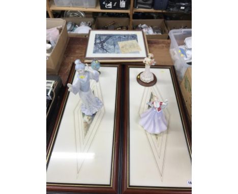 Various figures and prints