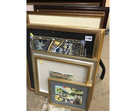 A quantity of pictures and prints