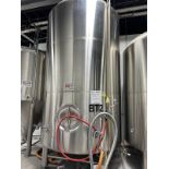 2016 ABE 90 BBL Jacketed Brite Tank s/n ABSSLB0900616001 Approx. 13' H x 7' OD | Rig Fee $2600