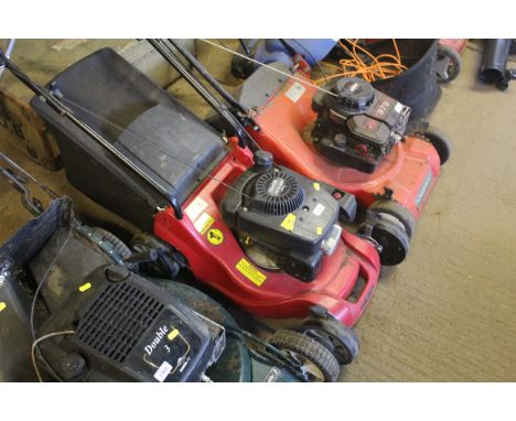 A Mountfield HP 414 rotary garden mower with Mountfield RS100 engine