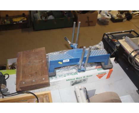 A Homebase mitre box and saw with original box